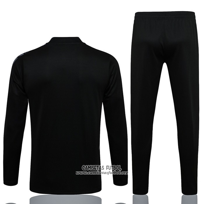 Chandal de Sudadera del Manchester United UCL Nino 2021/2022 Negro